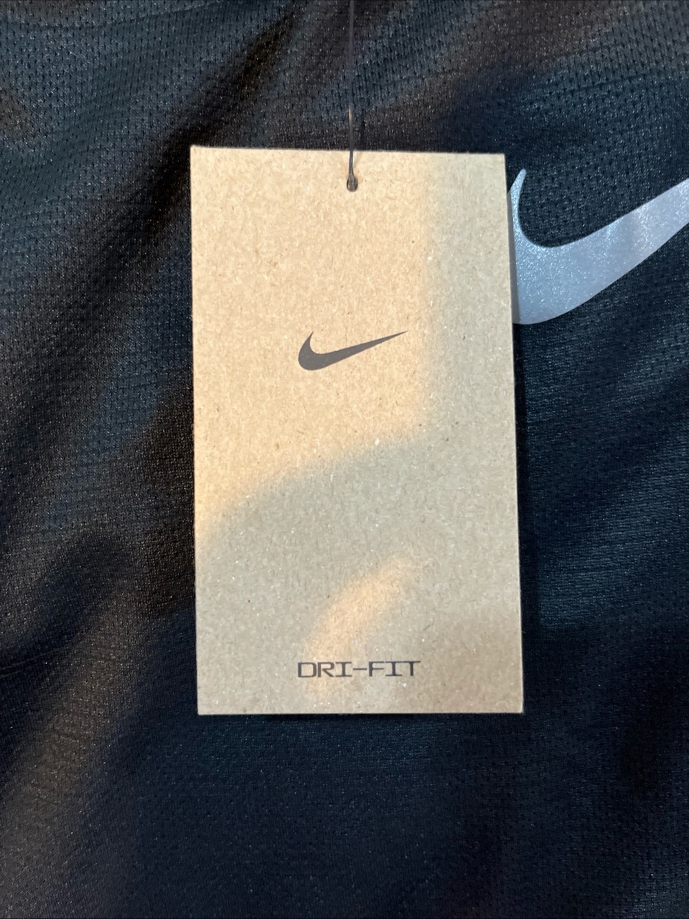 Mens XL Nike Dri-FIT Miler Running Short Sleeve Shirt Black Mesh New AJ7565-010 - Picture 9 of 14
